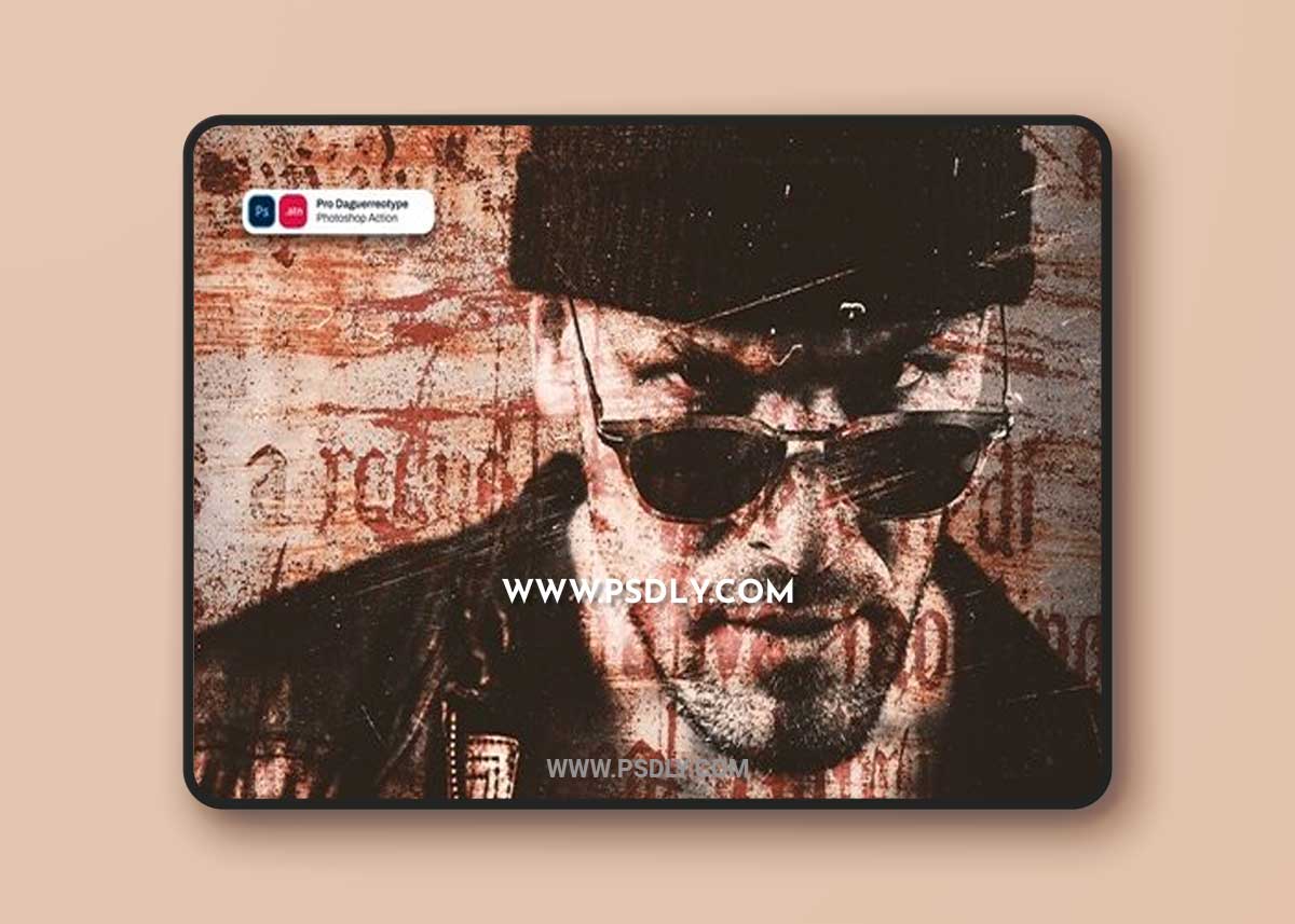 Pro Daguerreotype Photoshop Action