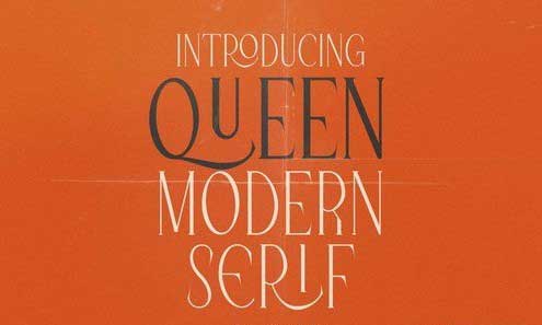 Queen Serif Font