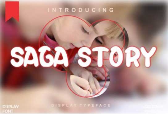 Saga Story Font