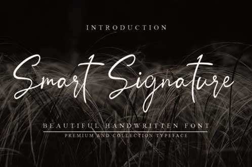 Smart Signature Font