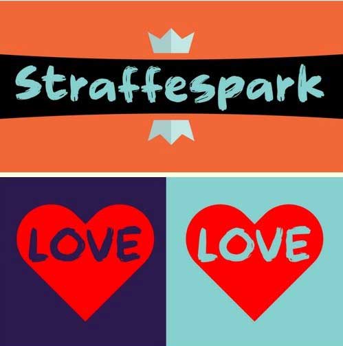 Straffespark - 2 Fonts