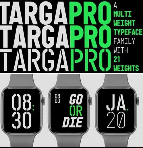 Targa Pro Font Family