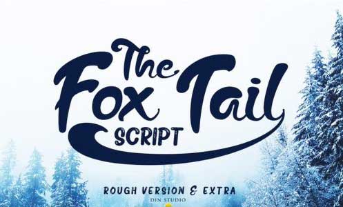 The Fox Tail Font Family - 3 Fonts