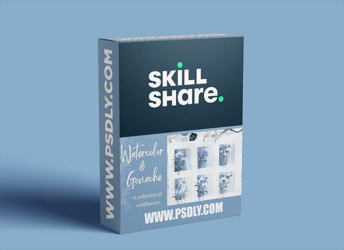 Watercolor & Gouache: A collection of wildflowers