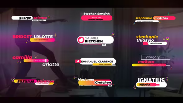 Videohive Creative Lower Thirds 36691540