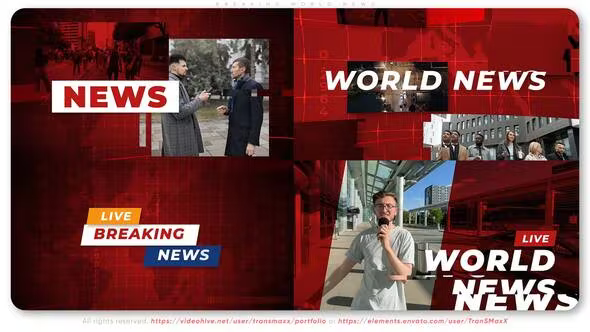 Videohive Breaking World News 36492570