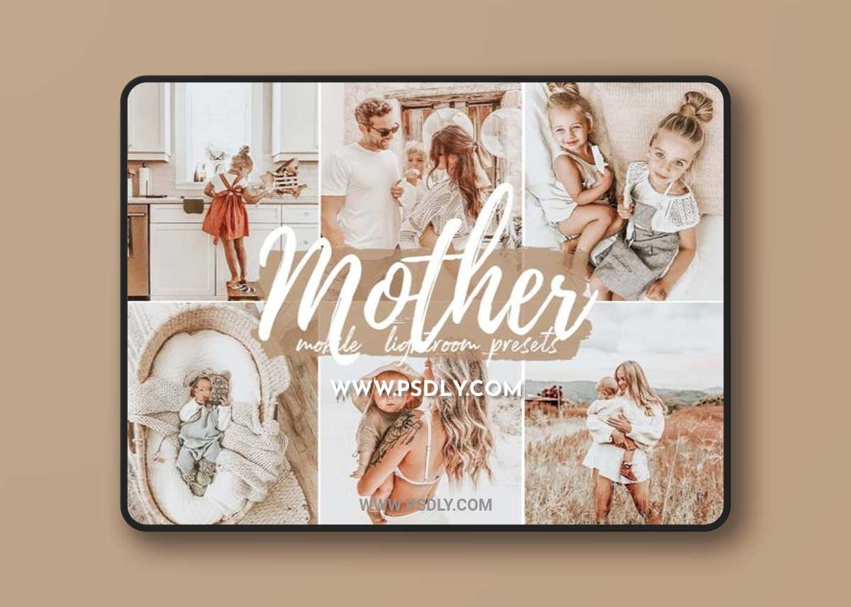 10 Mother Lightroom Presets Mobile Desk