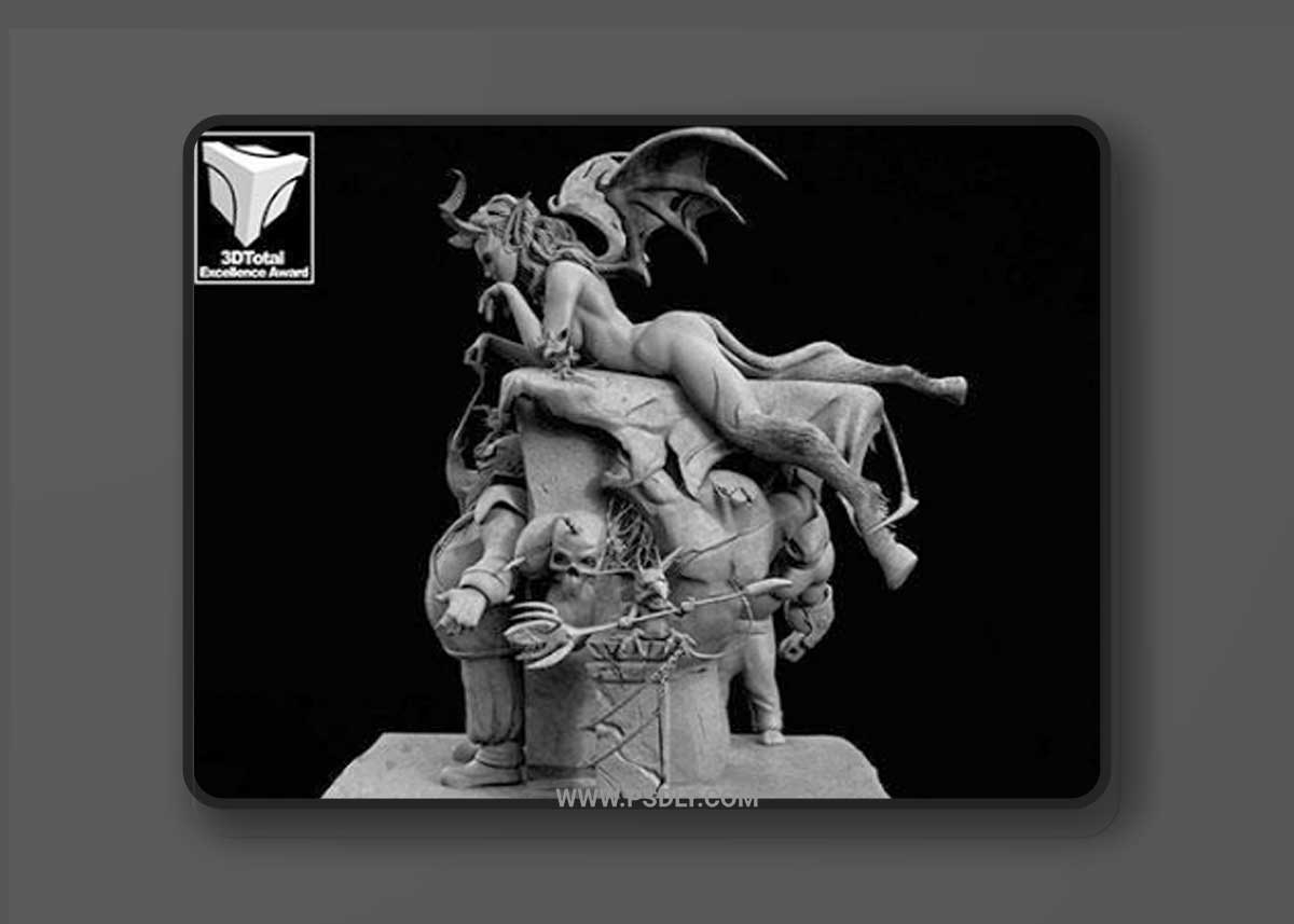 3D Print Models Succubus (concept by Bayard Wu)