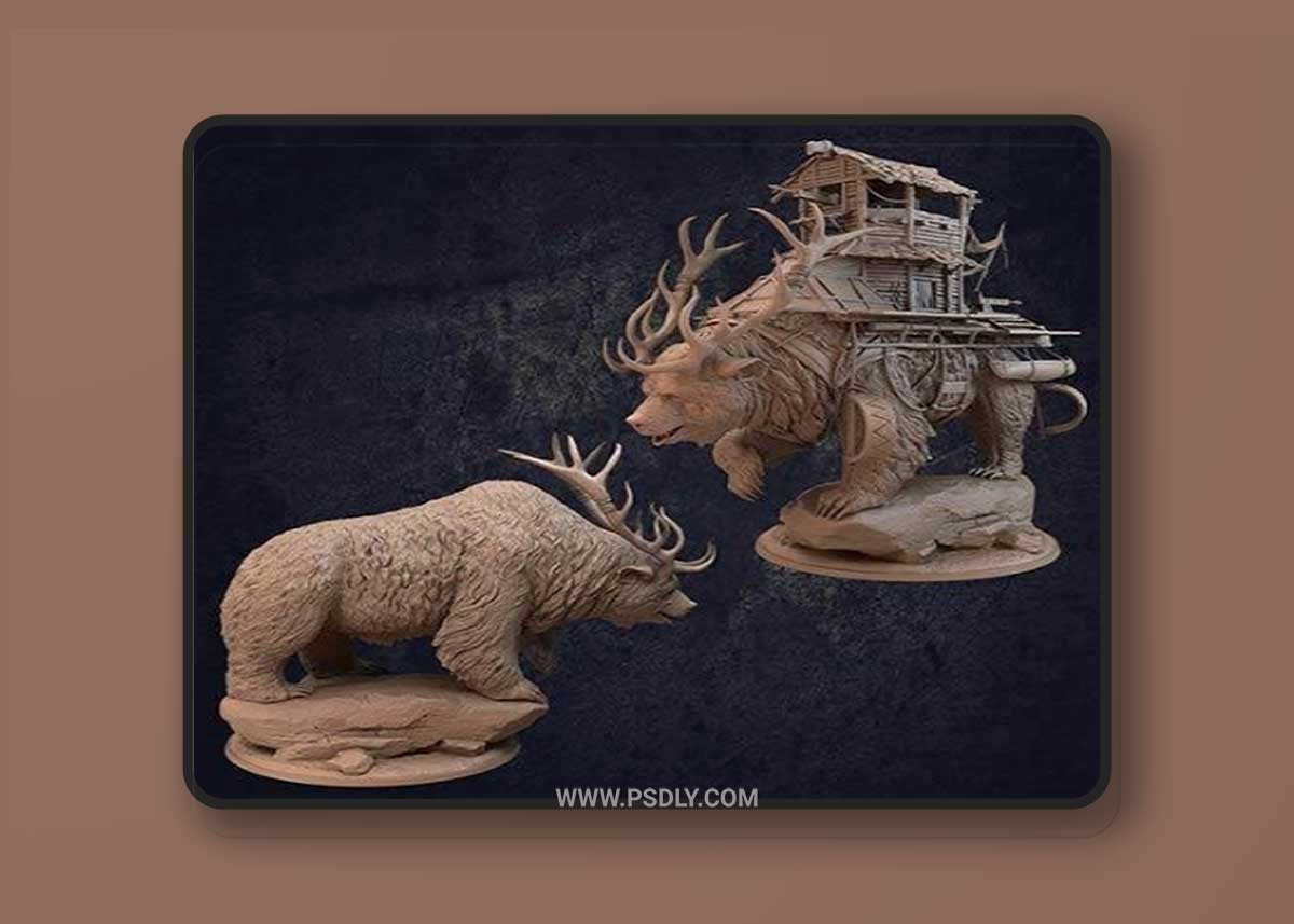 3D Print Models Ursalioth Giant Bear