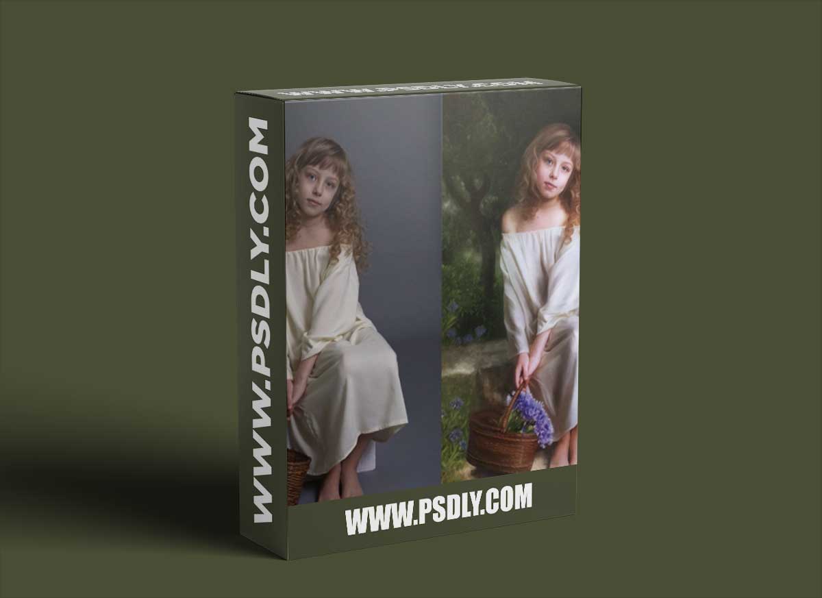 Anastasia Anikeeva - a classic picture (with a painting of the environment)