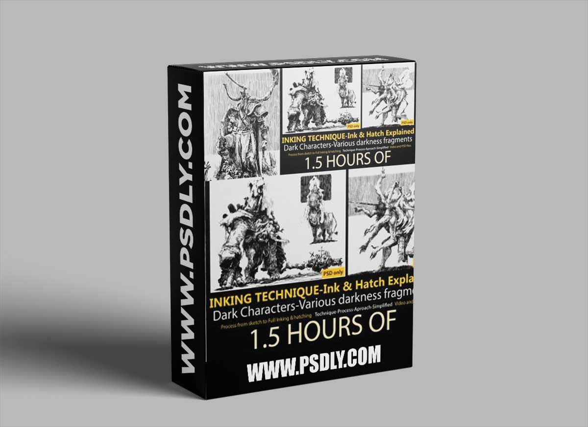 Artstation - Inking & Hatching Demo - Theory & Application