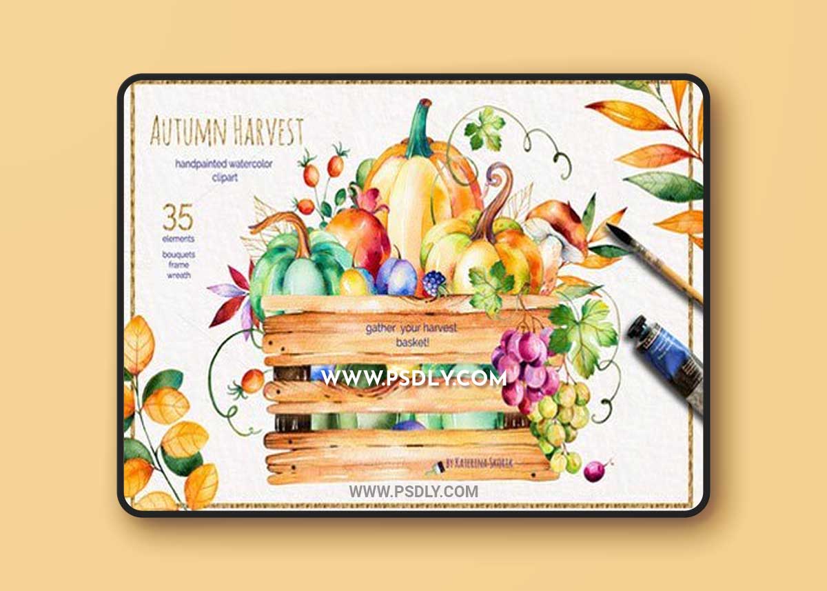 Autumn Harvest Transparent PNG