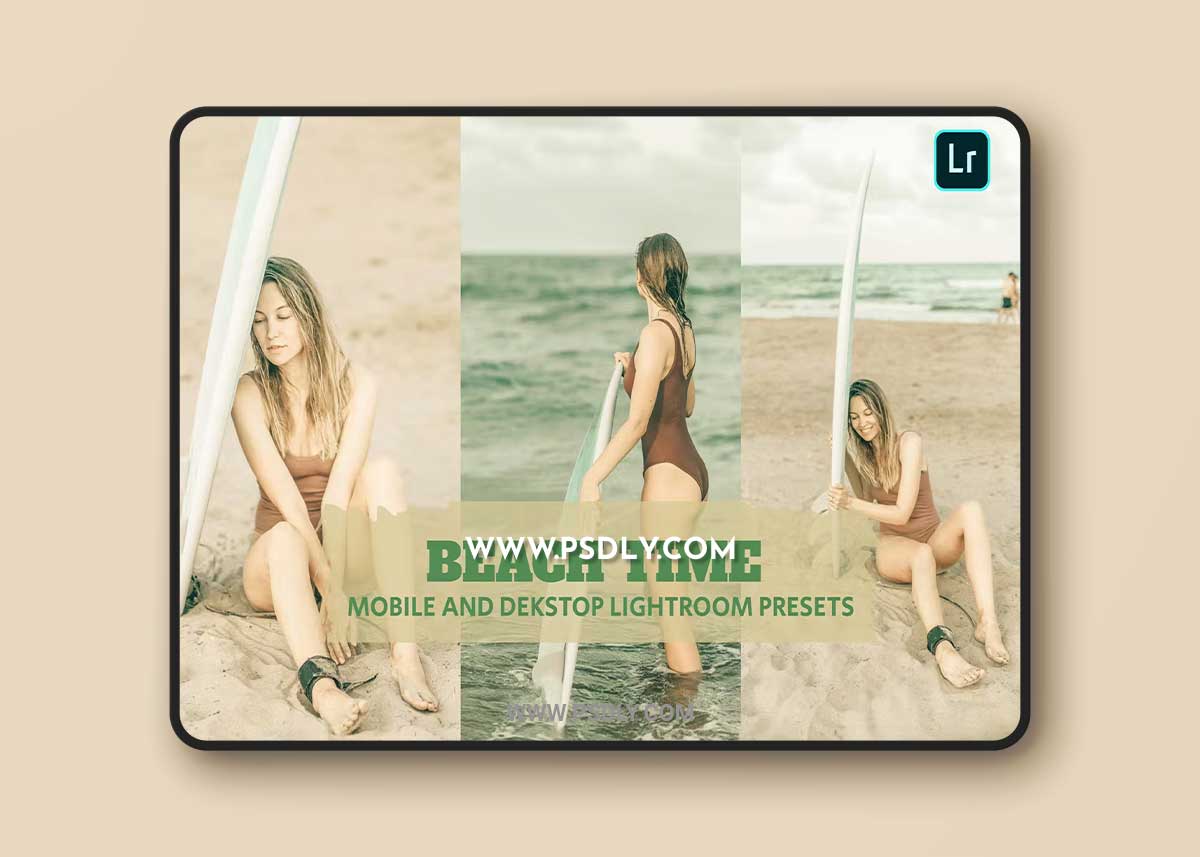 Beach Time Lightroom Presets Dekstop and Mobile 2WWXM54