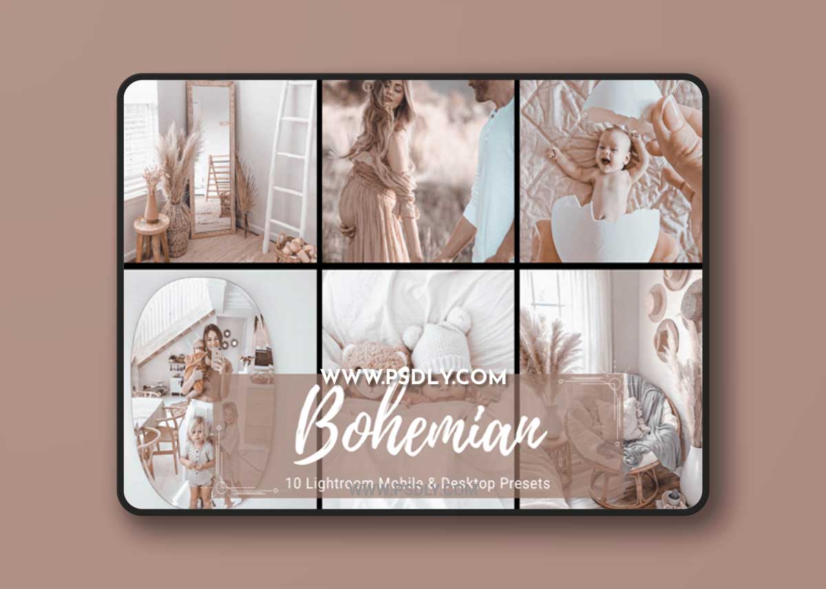 Bohemian Vintage Home Lightroom Presets