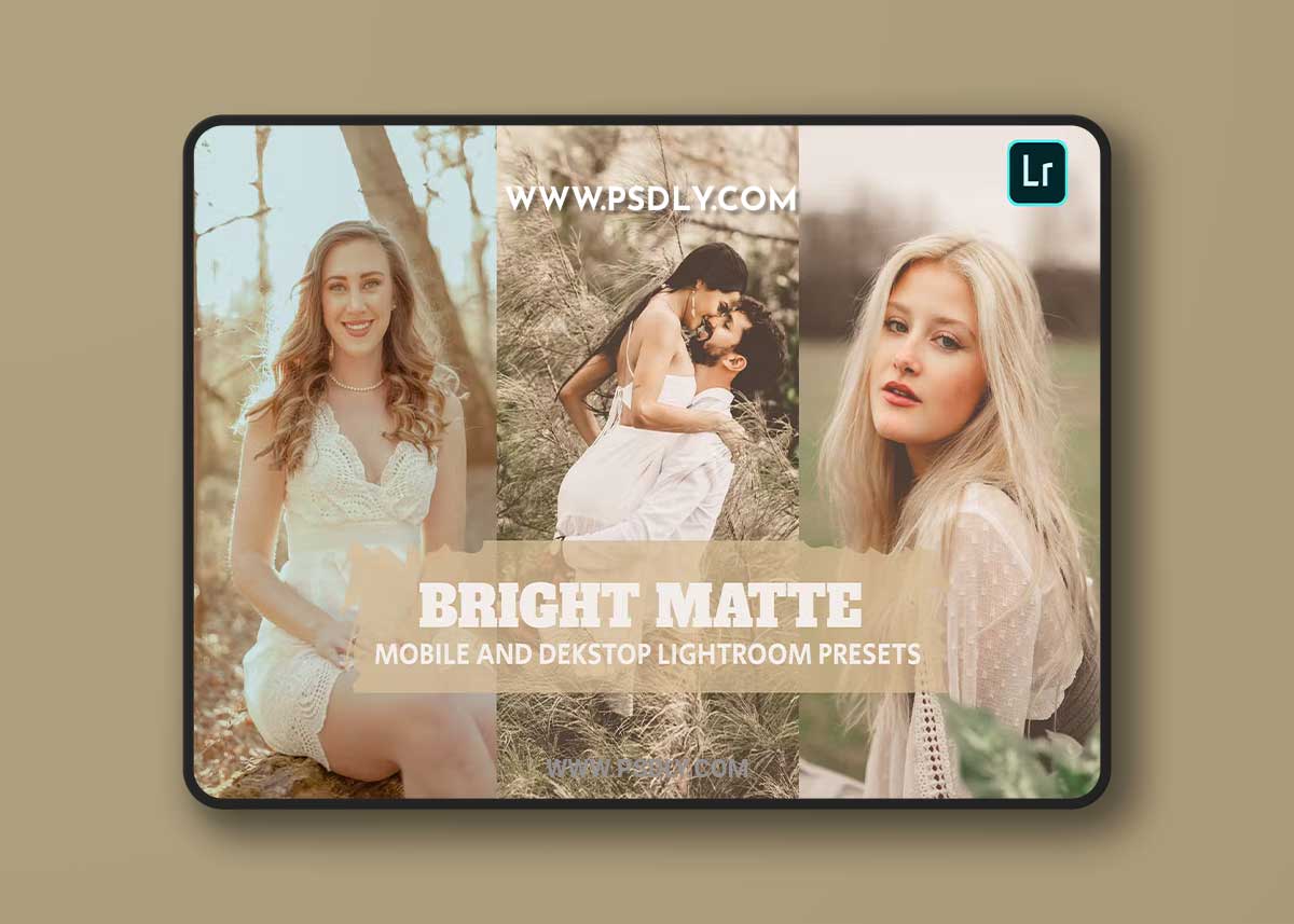 Bright Matte Lightroom Presets Dekstop and Mobile