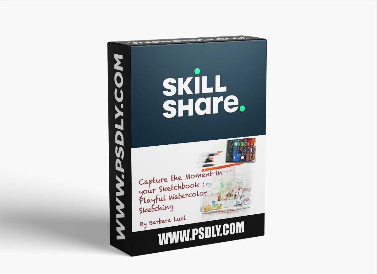 Capture the moment in your sketchbook: Playful watercolor sketching