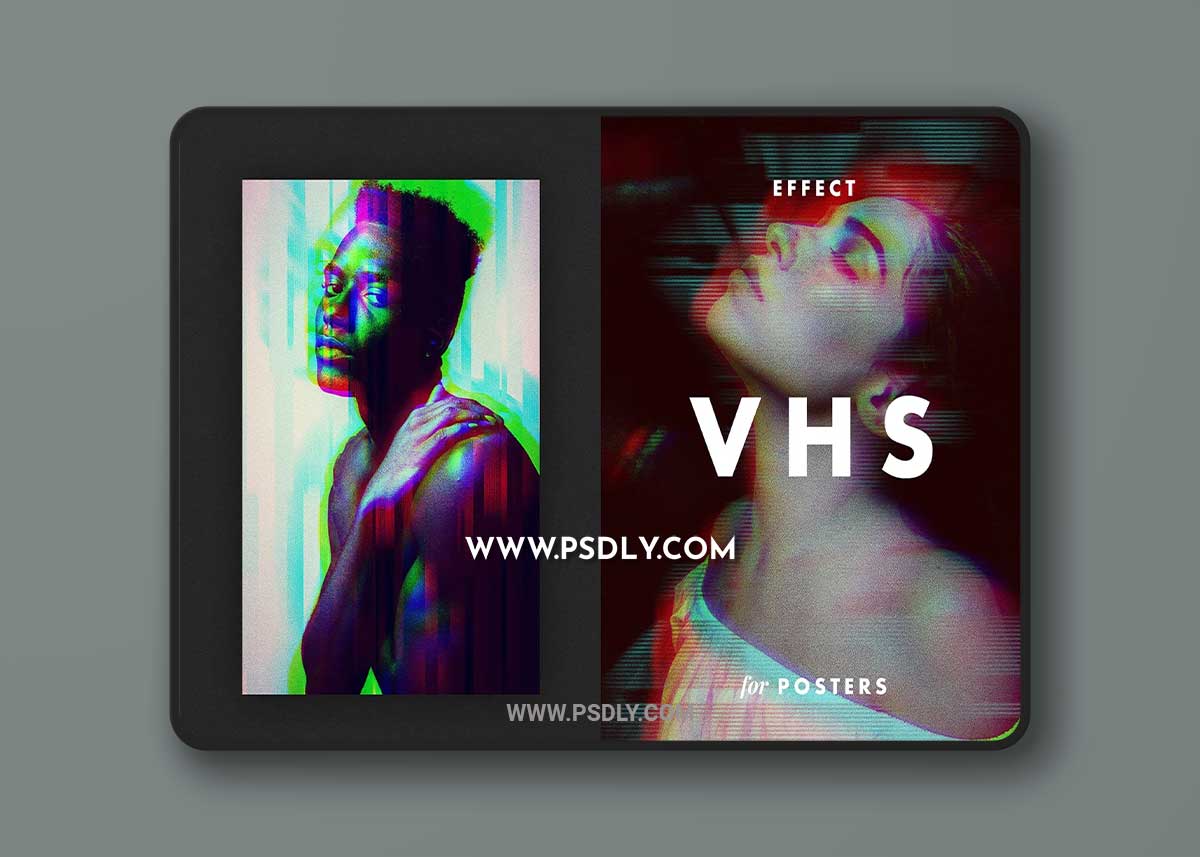 CreativeMarket - VHS Photo Effect for Posters 6938678