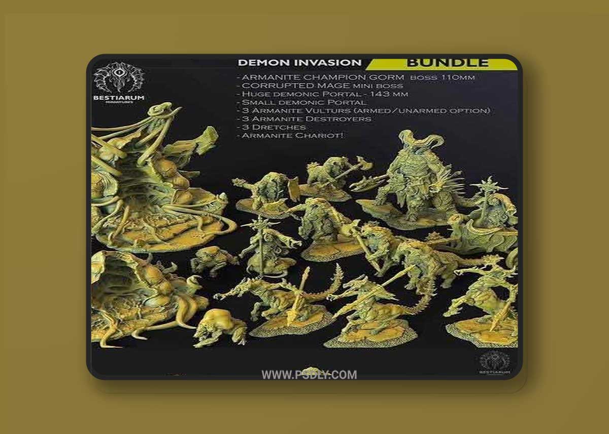 Demon Invasion - July 2020 3D Printable