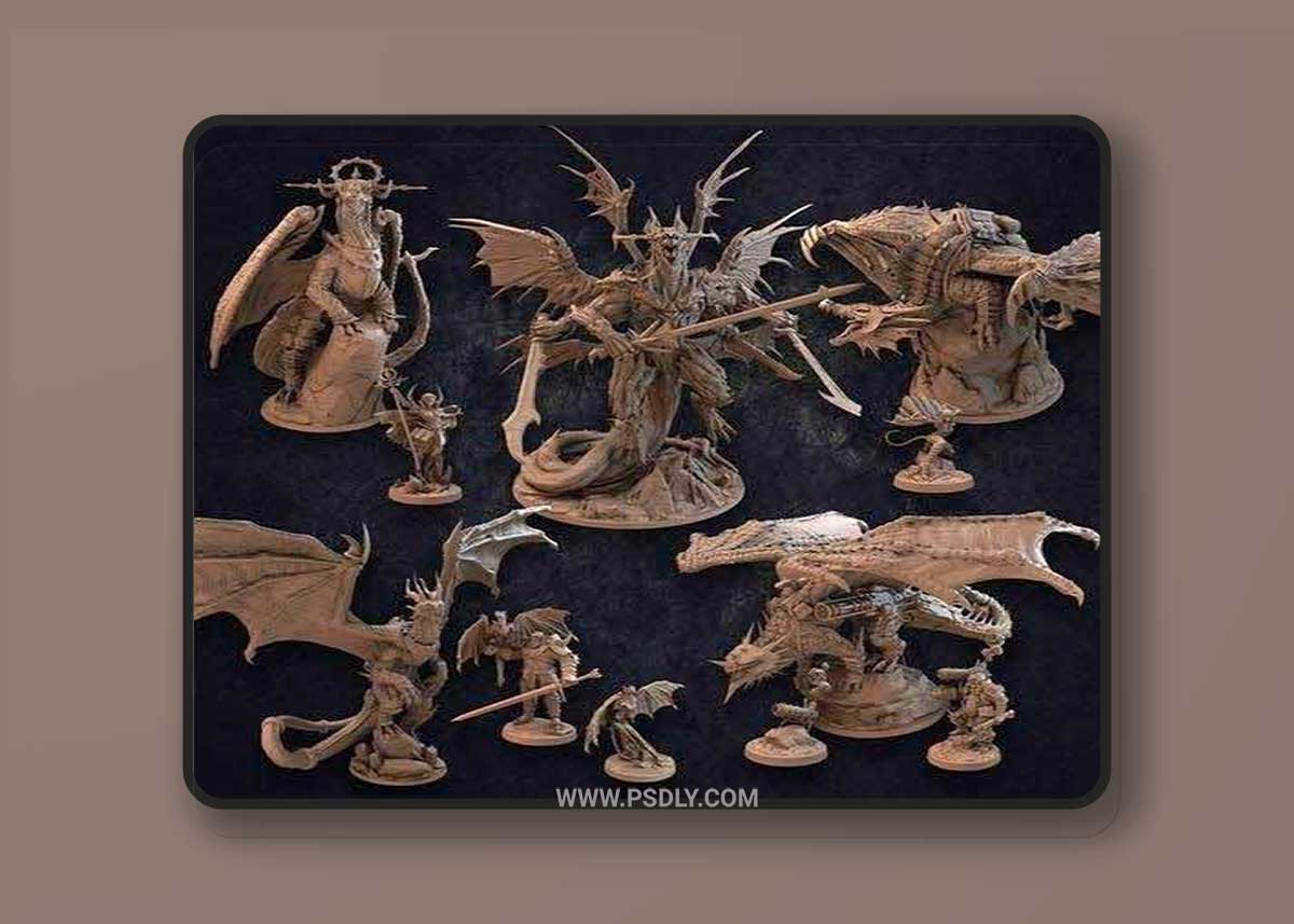 Dragonstriker Pack Printable 3D Model