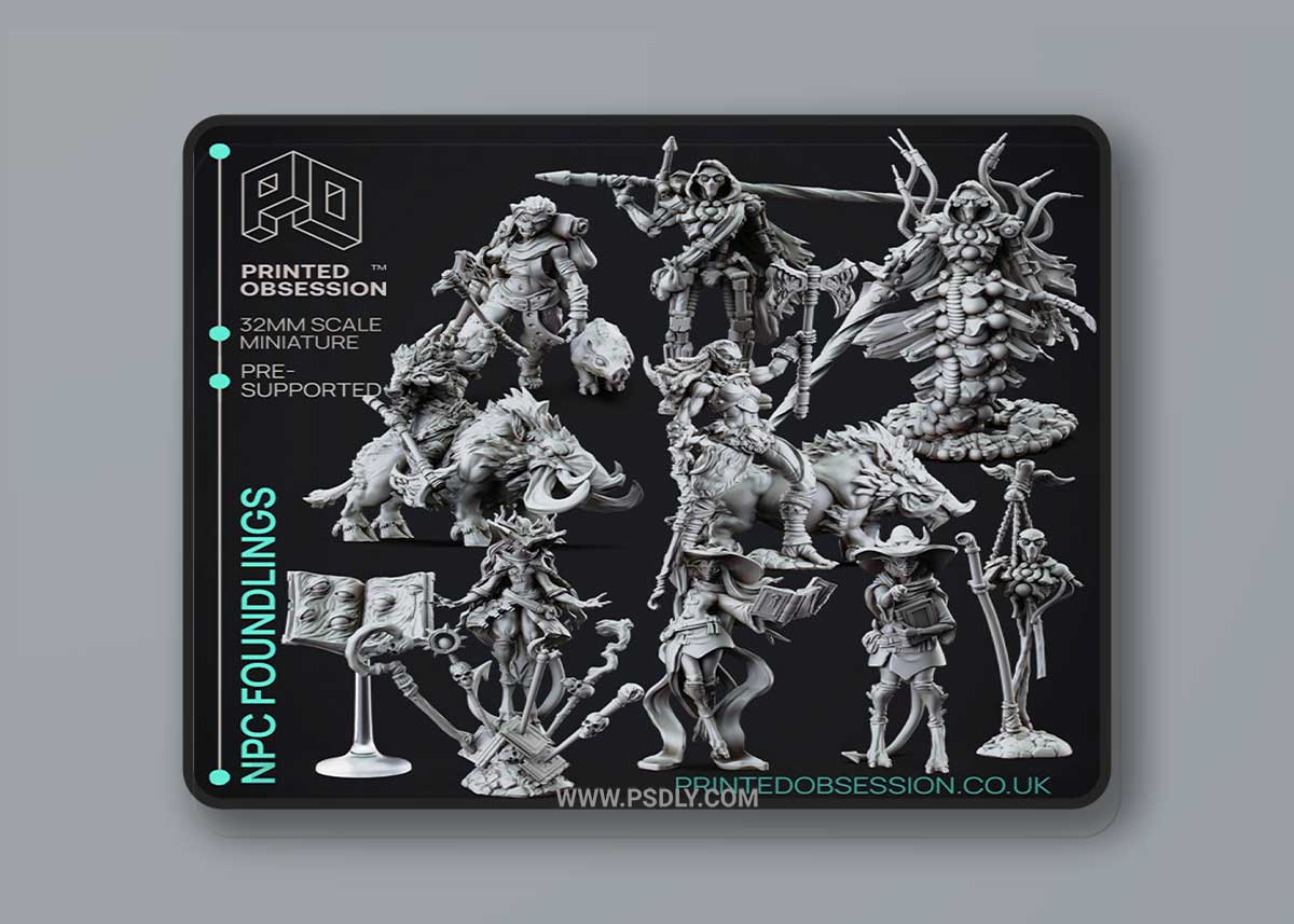 Foundlings March 2022 3D Printable 3D Model