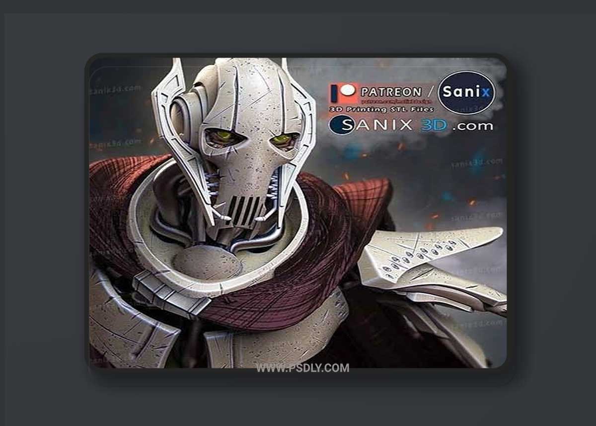 General Grievous (StarWars) – 3D Printable