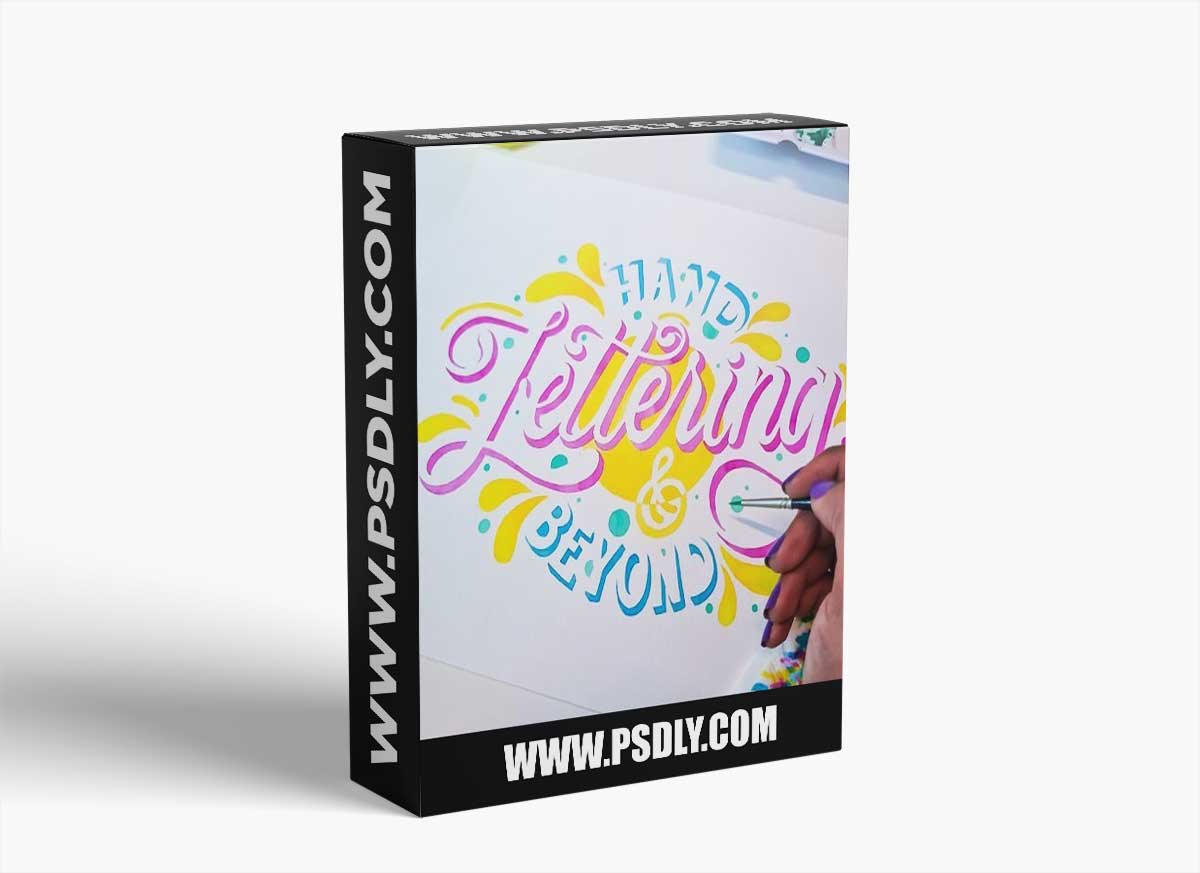 Hand Lettering and Beyond: Negative Space 3D Lettering with Watercolors