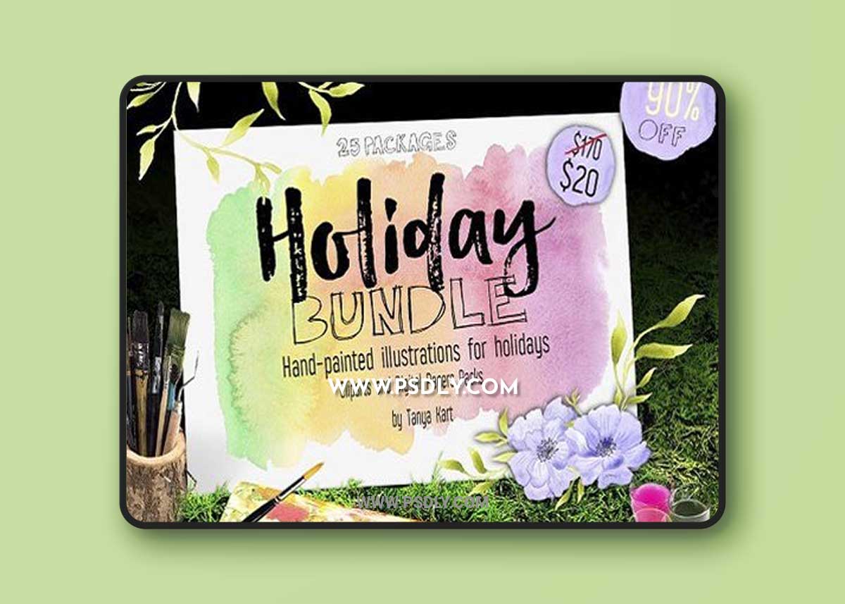 Holiday Spring Bundle Transparent PNG