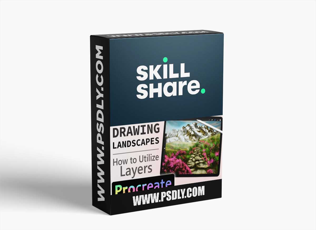 How to Draw Landscapes in Procreate: Utilizing Layers in your Process