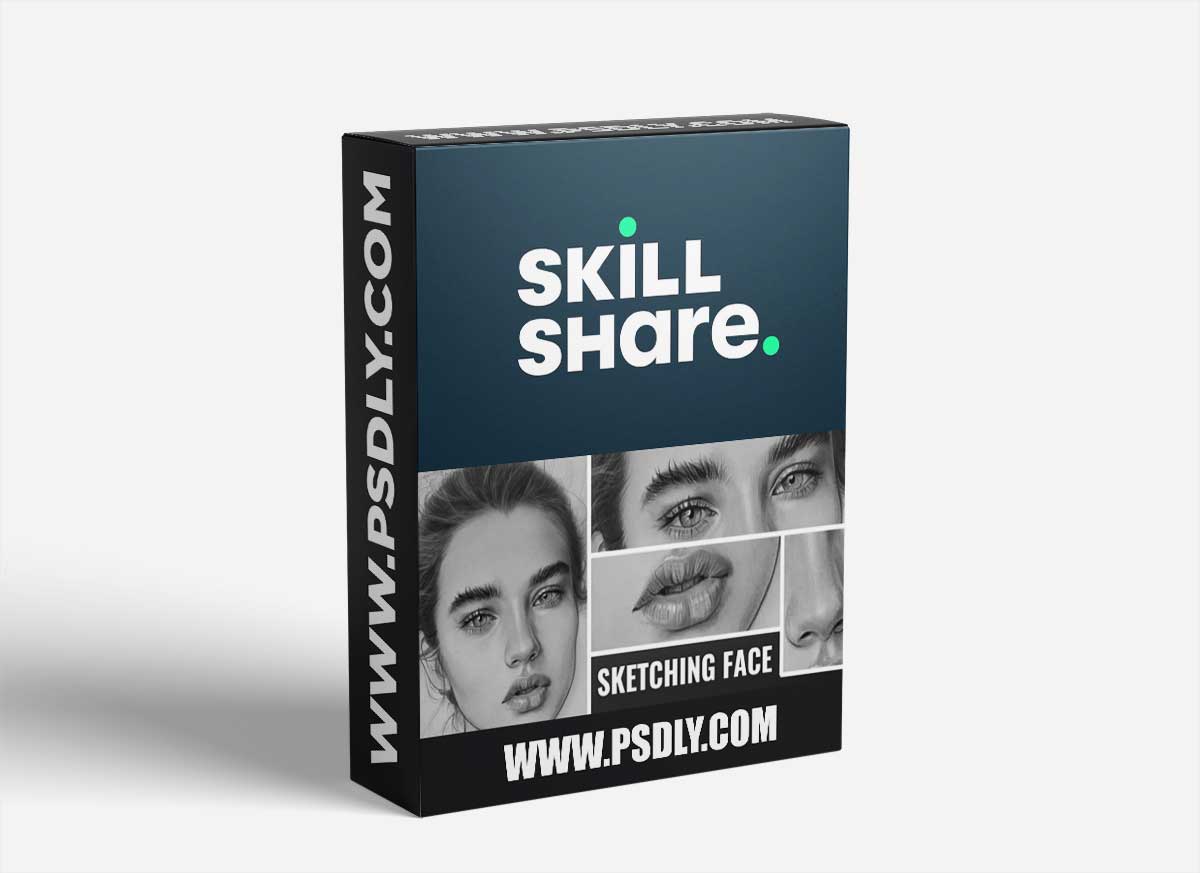 Learn to draw complete Realistic Face - Draw, Shading, Sketching with graphite pencil- Step by Step.