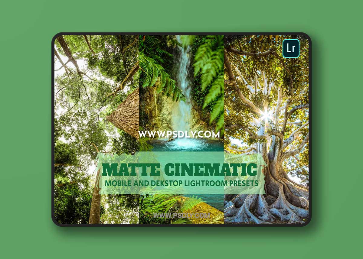 Matte Cinematic Lightroom Presets Dekstop Mobile