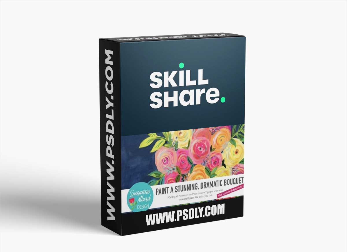 Paint a Stunning, Dramatic Bouquet! (even if you think you're "not creative")