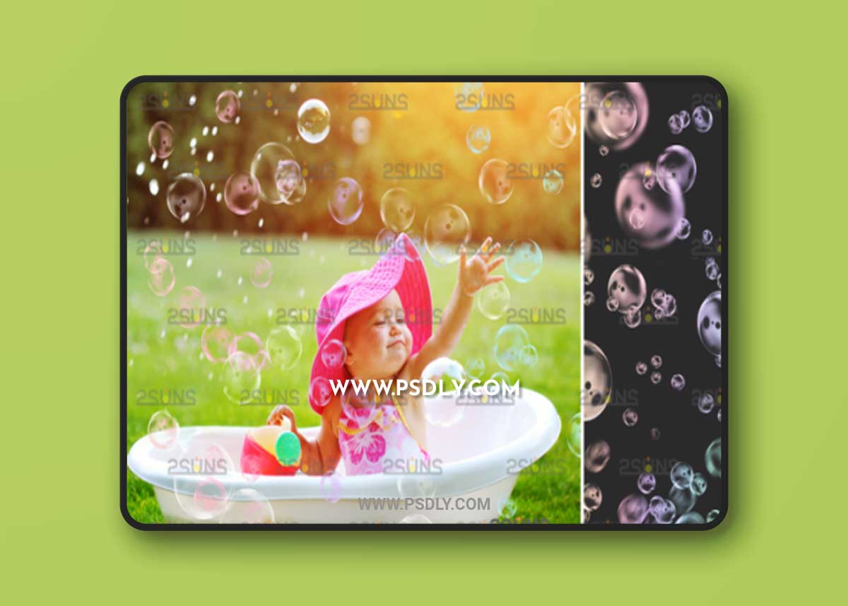 Photoshop Overlay: Bubble Overlays
