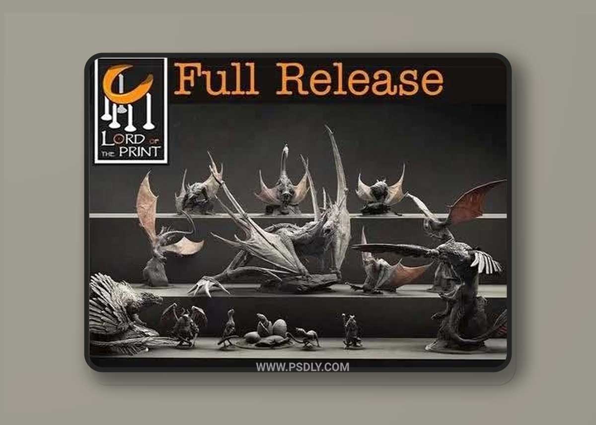 Swarm of the Vouivre March 2022 3D Printable