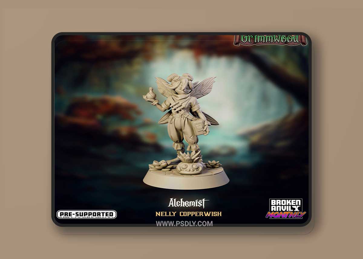 Tales of Grimmwood - Fairy Alchemist 3D Model