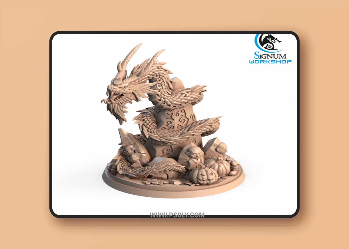 The Ancient Shrine Serpent 3D Printable