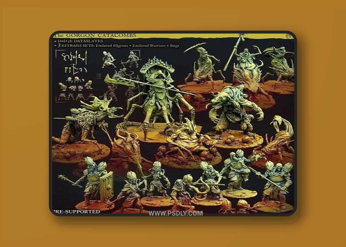 The Gorgon Catacombs April 2021 3D Printable