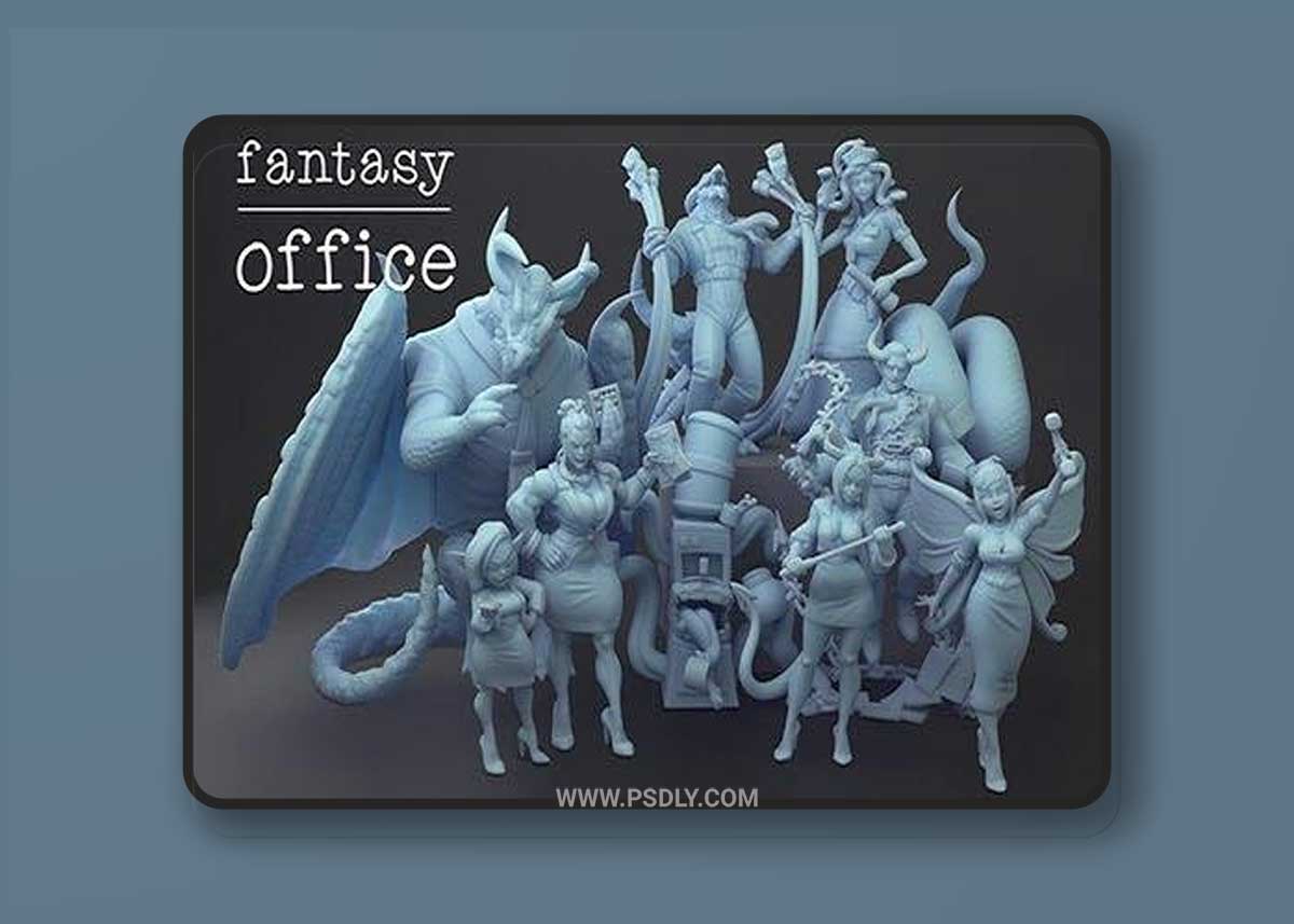 Twin Goddess Miniatures March 2022 3D Printable