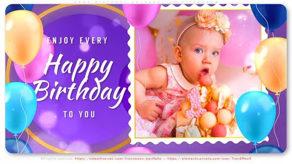 Videohive Anny Birthday Celebration Slideshow 36923389
