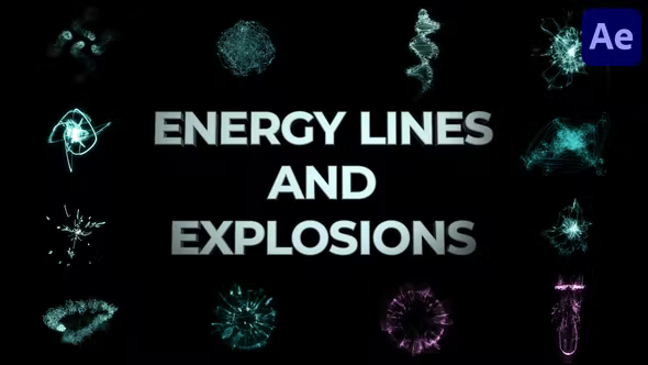 Videohive Energy Lines And Explosions for After Effects 37327766