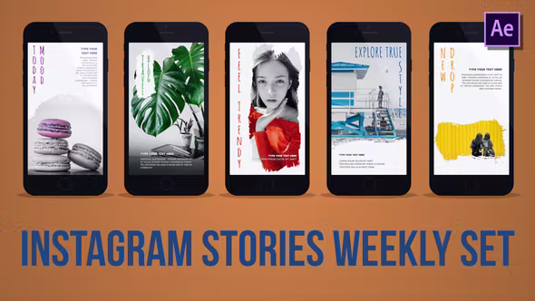Videohive Instagram Stories Weekly Set 37326721