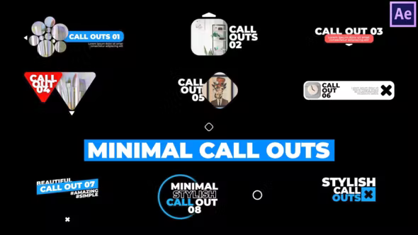 Videohive Minimal Call Outs 37131843
