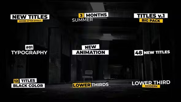 Videohive Modern Titles | After Effects 37460206