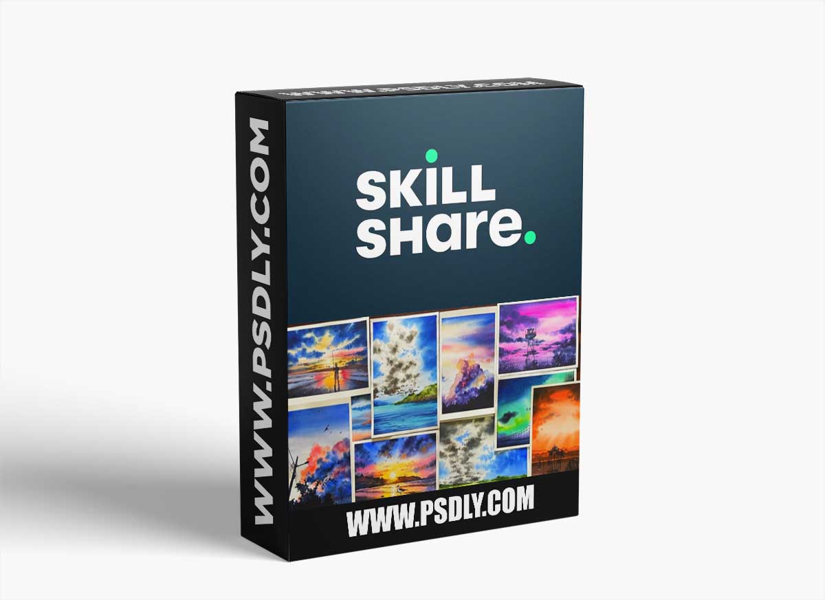 Walk into the Clouds - 14 days of Watercolor Exercise