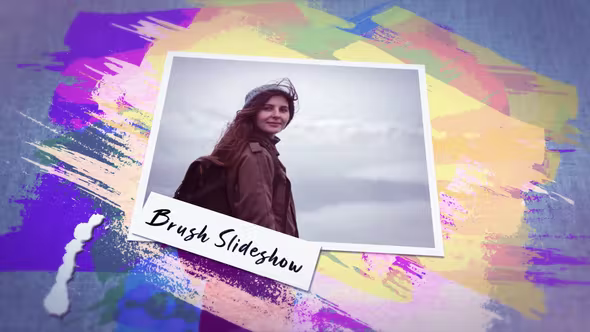 Videohive Brush Slideshow 37096401