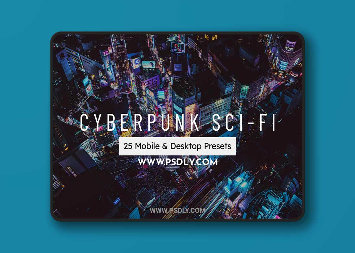 25 Cyberpunk SciFi Lightroom Presets and LUTs