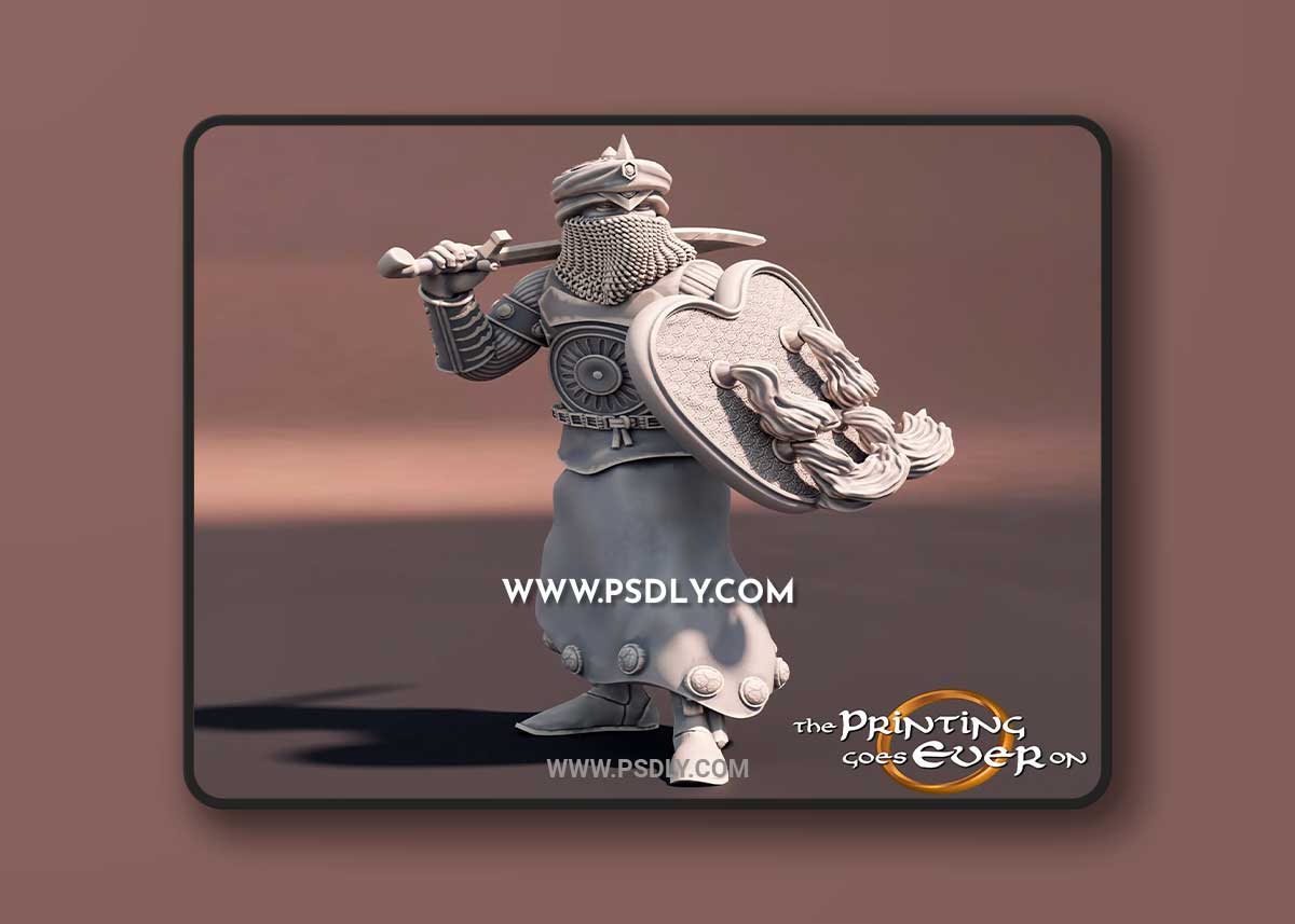3D Print Model Southerner Warrior - A