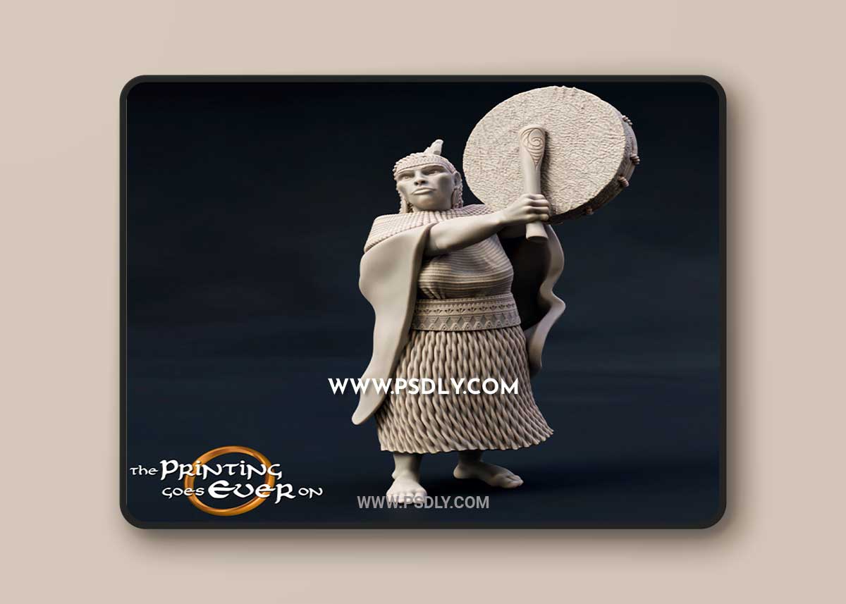 3D Print Model Woodwose Shaman