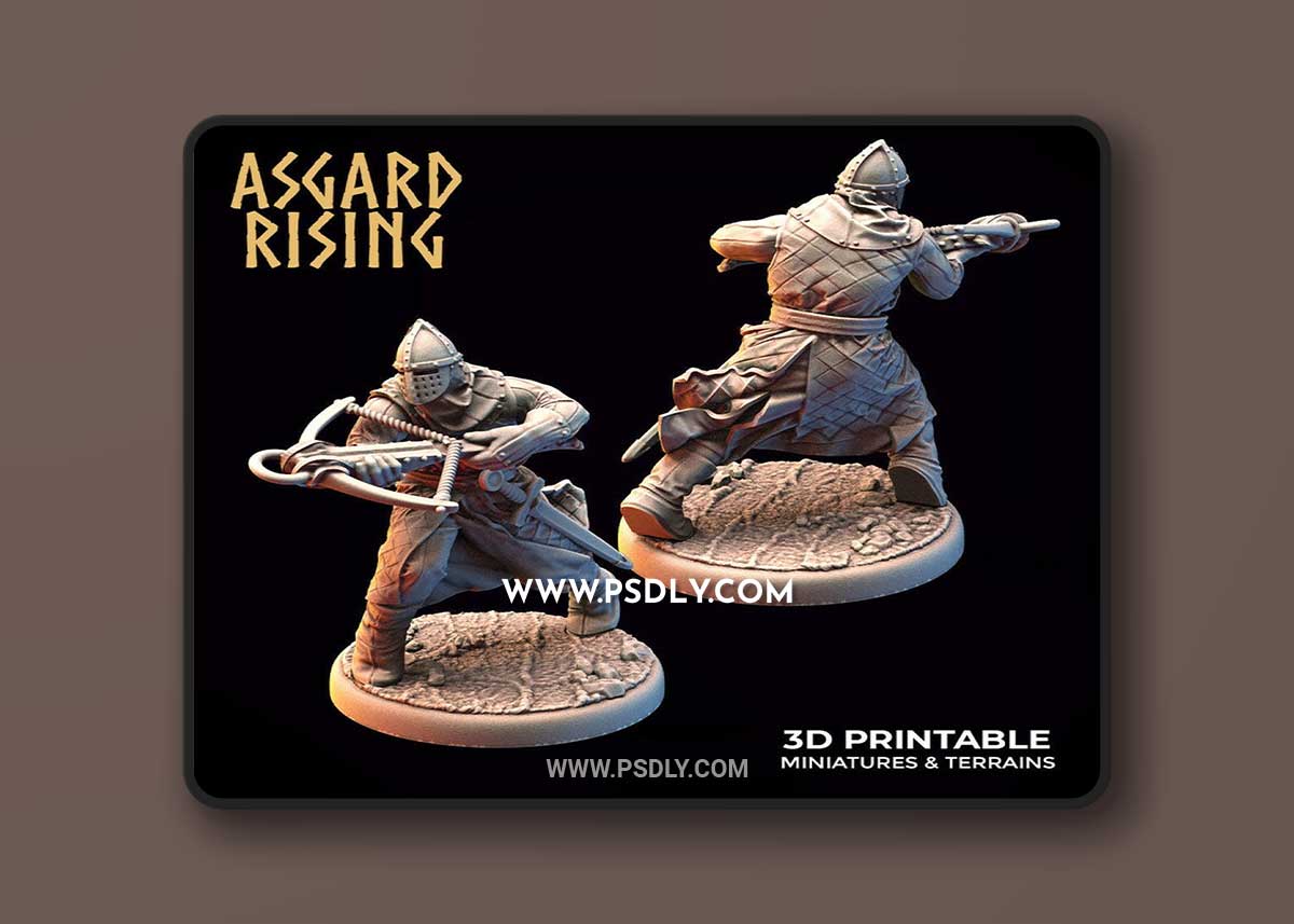 3D Print Models Asgard Rising - Medieval Knight 3