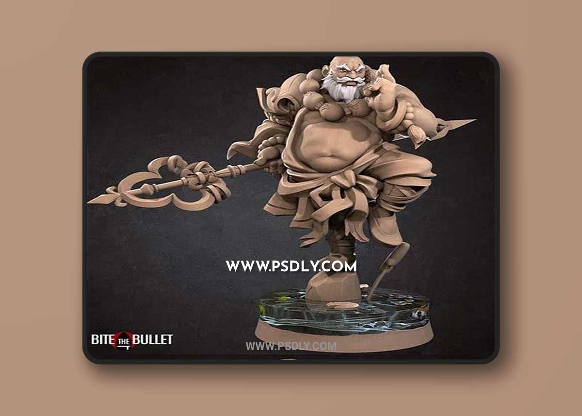 3D Print Models Bob Salot, the Chunky Monk