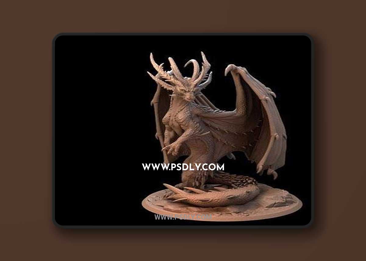 3D Print Models Glimmer Scale Dragon